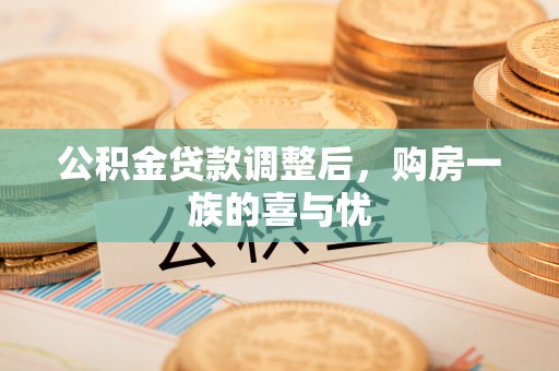 花溪公积金贷款调整后，购房一族的喜与忧