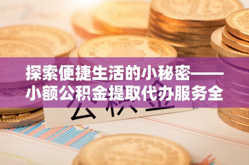 花溪探索便捷生活的小秘密——小额公积金提取代办服务全解析